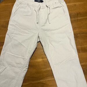 Hollister Men's Cream Joggers